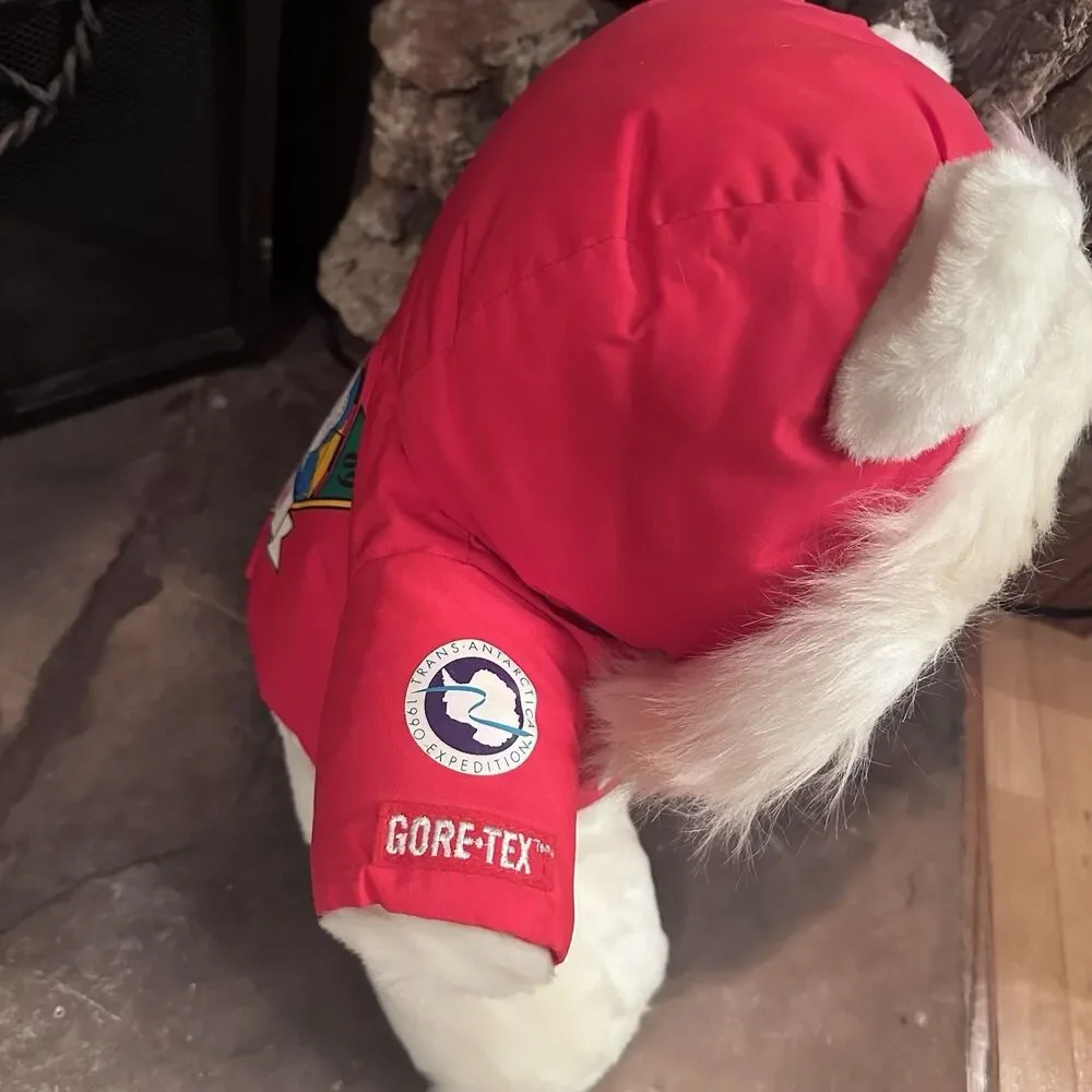 Vintage 1989 Dayton Hudson SantaBear Polar Club Plush Red Parka NWT 16”